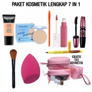 Paket MakeUp Wardah Super Lengkap 8 in 1 / Paket Bedak Wardah Komplit Promo Murah 1 Paket 8 In 1 - B