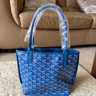 goyard Anjou mini 天藍色 mini tote 全新