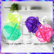 [TY] 4Pcs Reusable Dryer Balls Tumble Laundry Washing Soften Fabric Cleaning Balls