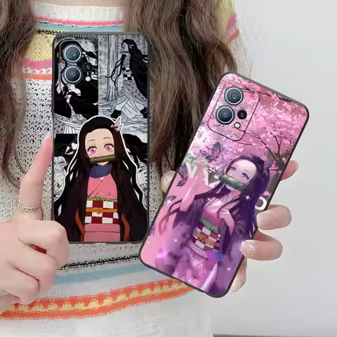 Blade Anime Nezuko Phone Case for Huawei P60 P50 P40 P30 P20 P10 P9 P8 Pro Lite Plus Soft TPU Shockp
