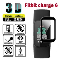 For Fitbit Charge 6 Ultra Clear Full Cover 3D Curved Soft PMMA Protective Film Screen Protector Smar