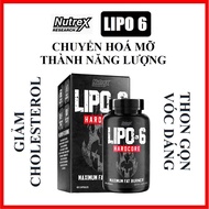 Nutrex Lipo 6 Hardcore 60 Capsules - Hỗ trợ giảm Mỡ tuyệt vời kết hợp tập luyện giảm Mỡ