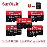 Sandisk Extreme Pro  MicroSD Card Memory Card  With Adapter 32GB/64GB/128GB/256GB/512GB