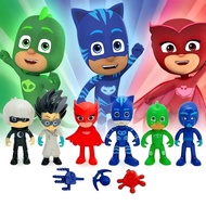 3Pcs/set PJ Masks Kids Mannequin Toys & PVC Masks CosPlay Catboy Gekko Owlette Dress Up Children's B