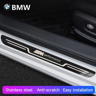 Aluminium alloy Car Door Sill Protector Stickers For BMW M E46 E90 E60 F30 E39 F10 F20 E87 E36 F20 F