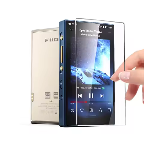 for Fiio M21 9H Hardness Scratch-Proof Premium Protective Film Tempered Glass Screen Protector