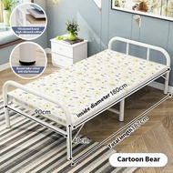 Reday Stcok Katil Lipat Foldable Bed Frame Bedroom Furniture/Bed Base/Katil Single Besi Lipat/Katil 