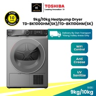 TOSHIBA 9KG HEATPUMP DRYER TD-BK100GHM(SK) MESIN BASUH Dryer Front Load