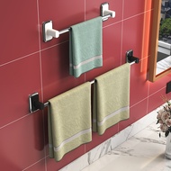 Punch-Free Towel Holder Hanger Waterproof Rack Organizer Kitchen Bathroom Storage Shelf Bathroom Accessories Room Organizer