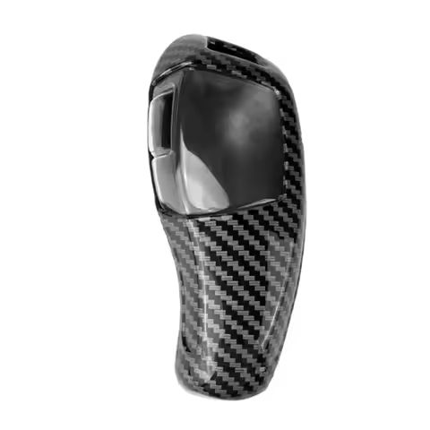 Car Carbon Fiber ABS Gear Shift Knob Head Decoration Cover Trim Sticker for BMW 1 3 5 Series F20 F30