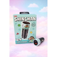 OHSOME X Crayon Shinchan Car Charger H19 A+ Dual Port USB Type C Gast Charger 47.5W - Sinchan Charac