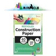 WALES A4 assorted colors recycled construction paper 100gsm