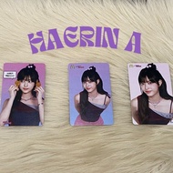 Photocard New Jeans Haerin, Hyein unofficial