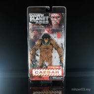 YYUH NECA Caesar Action Figure Planet of the Apes Deluxe Edition 4 Patung Model Rise of the Planet o