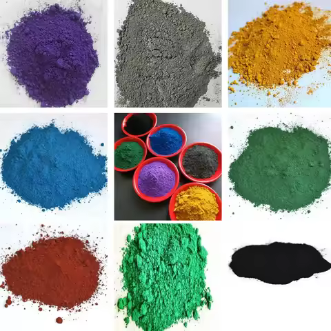 13 Color Iron Oxide Pigment 200g/bag Cement Color Mixing Floor Tile Pavement Terrazzo Floor Color Po
