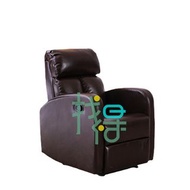 單人梳化老闆椅可躺舒適電腦椅辦公椅可趟帶擱腳沙發椅（棕色呼吸皮 A原版）900040