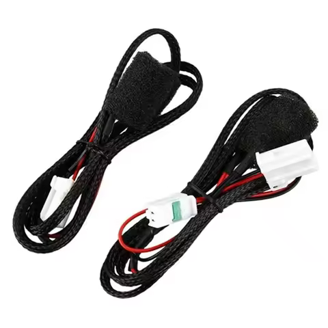 1 Pair Car Triangle Head Speaker Tweeter Audio Black Speaker With Wire 87650H2020 87660H2020 For Kia