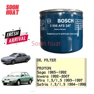 ORIGINAL BOSCH OIL FILTER SAGA ,ISWARA, WIRA CARBURETOR,SATRIA CARBURETOR 0 986 AF0 347