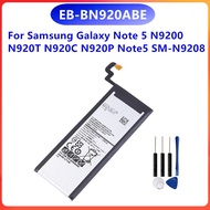 แบตเตอรี่ Samsung Galaxy Note 5 N9200 N920T N920C N920P Note5 SM-N9208 +เครื่องมือฟรี รับประกัน 3 เ