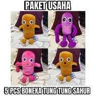 BUSINESS PACKAGE 5 PCS SAHUR TUNG-TUNG DOLL / ANOMALI TUNG SAHUR DOLL / SAHUR TUNG-TUNG GAME