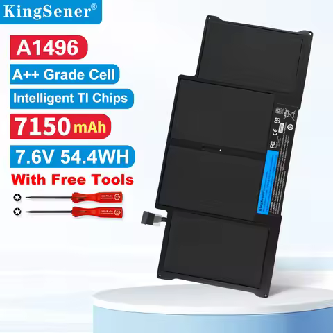 KingSener New Laptop Battery A1496 For Apple MacBook Air 13" A1466 2012/2013/2014/2015/2017 MD760LL/