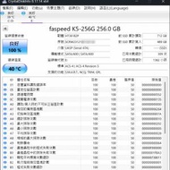 256G SSD固態硬碟,faspeed K5-256G SSD固態硬盤,有健康圖速度圖,2.5吋筆記本notebo...