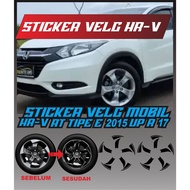 HRV RIM STICKER CUTTING/ HRV RIM STICKER HRV RIM MOTIF STICKER