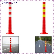 [chiwanji4x] Bollard Post Parking Barrier Traffic Delineator Warning Post Flexible PU Impact-Absorbi