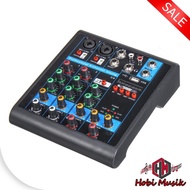 Audio Mixer 4 Usb Mini Portable Live Bluetooth - Murah