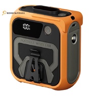 10000mAh Wearable Fan Waist Clip Fan for Outdoor Orange