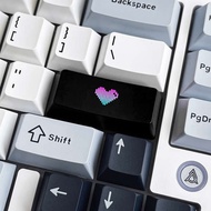 Keycaps keycaps moa keycaps < Translucent Love Heart} Return Key Enter Keys Mechanical Keyboard Keyc