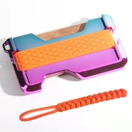 Dango Metal Card Holder Genuine Leather Wallet RFID Anti-theft Brush Multifunctional Minimalist Stai