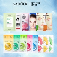 SADOER  หน้ากากอนามัยคุณภาพดี นิโคติน กรดไฮยาลูโรนิค กำจัดสิว เปลี่ยนเป็นสีขาว กรด Salicylic หน้ากาก