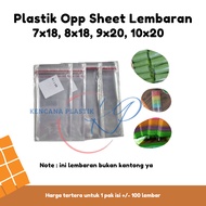 Opp Plastic One Sheet Cake Sheet Rolled Omelette Risoles 7x18 8x18 9x20 10x20