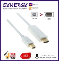 Mini Display Port Ke HDMI 3 METER Mini DP KE HDMI 3M 4K 60Hz Kabel Mini DP ke HDMI Bersalut Emas Min