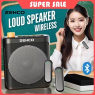 Wireless Microphone Speaker 2 Mic Bluetooth Voice Amplifier Teacher Tour Guide Loud Voice Amplifier