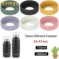 CYMX 1Pcs Bottle Cover, Anti Slip Protective Silicone Coaster, Universal 84-87mm Mug Cup Bottom Slee