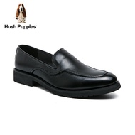 Hush Puppies_รองเท้าผู้ชาย รุ่น Weston HP  Men's Rodo (Re) Slip on Formal Shoes Formal Shoes- สีน้ำตาล รองเท้าหนังแท้ รองเท้าทางการ รองเท้าอ็อกซ์ฟอร์ด-BLACK
