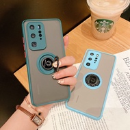 Huawei P50 P40 P30 Pro P50Pro P40Pro P30Pro 5G phone case skin feel ring bracket casing shockproof p