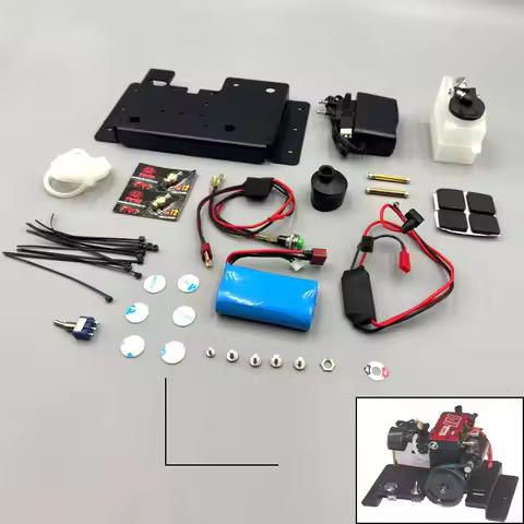 TOYAN FS L200AC 7cc Inline 2 Cylinder Engine Model Red Kit DIY Manual Installation KIT Base Accessor
