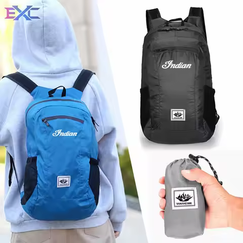 For Indian FTR 1200 S FTR1200 CHIEF Chieftain 20L waterproof holdall Small Foldable Backpack Storage