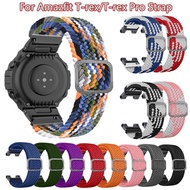 Amazfit T Rex Pro Strap Nylon soft Smart watch Strap Adjustable Sports Bracelet Watch Band Strap For xiaomi Huami Amazfit T Rex, Nylon watchband for Men Outdoor