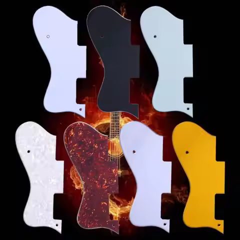 Universal Delicate Design Building Quality Material Black 3 Ply Pickguard Scratch Plate for Epiphone