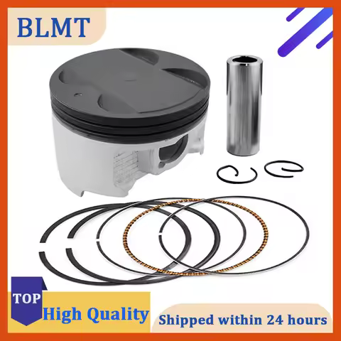 Motorcycle Bore Size STD ~+100 83mm~84mm Piston & Piston Ring Kit For Suzuki AN400 Burgman/Skywave 4