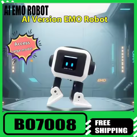 AI EMO Robot ESP32-S3 Main Control 1.54inches Screen Intelligent Interactive Robot Voiceprint Recogn