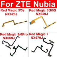 JDT 1PCS Power Volume Button Flex Cable For ZTE Nubia Red Magic 3 3S NX629J 5G 5S NX659J 6 6Pro 6S P