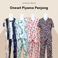 BYNADS WEAR | One Set of Premium Rayon Vneck Long Pants, Women's Pajamas, Pajamas By Bynads Wear Mot