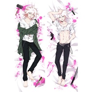 Danganronpa Anime Pillowcase Nagito Komaeda Dakimakura Cover 59" Bedding Pillow Cases Peachskin Hugg