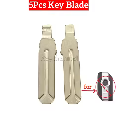 5pcs Original Motorcycle Key Blade Flip Remote BW9MH Key Blank for BMW F850GS F850ADV F750GS K1600 R