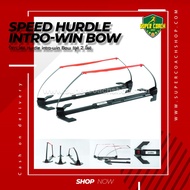 Hurdle intro-win bow Jump Fence (2 Pieces Clear)/Jump Adjustable Height Training Jumping Ball Equipm